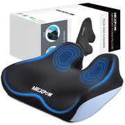 Nexpow Car Seat Cushion, Extra Large Memory Foam, Ergonomic U-Shaped Design, Non-Slip, Washable Cover, Black, MJC053