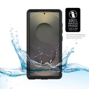 Fellowes 100137377 Body Glove Tidal Waterproof Phone Case for Samsung Galaxy S25 Ultra - Black/Clear