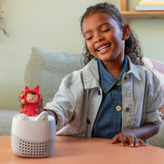 Tonies Toniebox Lite Screen-Free Audio Player Starter Set with Rubie Creative Tonie, Red, Ages 1-12+, 11005184-02