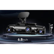 HUPEJOS V60-64 Dash Cam Front and Rear Inside