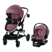 Graco Modes Nest Travel System Stroller, 3-in-1 Infant Car Seat Carrier, Pramette, Toddler Stroller, Reversible Seat, Aluminum Frame, Pink, 2173544