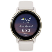 Garmin 010-02862-11 vivoactive 5 Health and Fitness GPS Smartwatch, Ivory