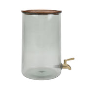 Better Homes and Gardens 2-Gallon Countertop Beverage Dispenser with Clear Acrylic and Acacia Wood Lid