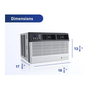 Friedrich Chill Premier 10000 BTU Window Air Conditioner, Smart Wi-Fi Control, QuietMaster Technology, White, CCF10B10C