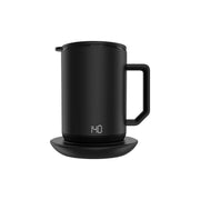 ionMug 7560 Charging Coaster Stainless Steel Self Heating Coffee Mug, Black (12oz)