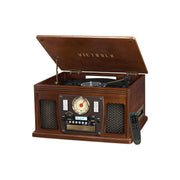 Innovative Technology VTA-600B-ESP Wood 8-in-1 Bluetooth Turntable, Espresso