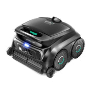 WYBOT B1 Robotic Pool Cleaner, Cordless, Dual-Motor Suction, Smart Navigation, Self-Parking, 120min Runtime, Black Green