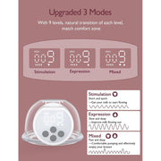 Momcozy S12 Pro-V Wearable Breast Pump, Single, Wireless Hands-Free, Silent Operation Below 45dB, Long Battery Life 1200mAh, White, BP056-WH00BA