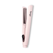 L'ange Hair Le Titane Titanium Flat Iron, 1.75-Inch Curved Plates, Infrared Heat, Adjustable Temperature Control, Black