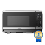 Midea Countertop Microwave Oven, 0.9 Cu Ft, 900 Watts, 11 Power Levels, Stainless Steel, MMC09S2BSB