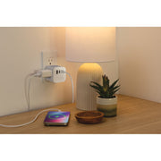 Merkury Innovations Modular Power Tower Power Strip, 14 AC Outlets, 6 USB Ports with 4 USB-C PD 20W, 900-Joule Surge Protector, 4ft Cord, Black