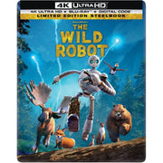 Dreamworks Animated The Wild Robot Steelbook 4K Ultra HD Blu-ray Family Animation Adventure Comedy PG Rated 1008761188