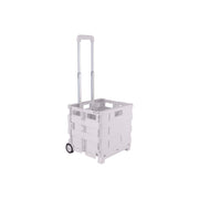 Simplify Portable Folding Shopping Cart Trunk Organizer - WHITE ONE SIZE