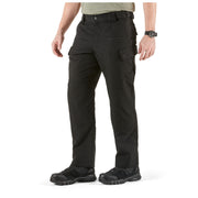 5.11 74369Abr-019-42 Work Gear Men's Stryke Pants, Adjustable Waistband, Stretchable Flex-Tac Fabric, 42W x 34L, Black