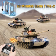 Supdex ZY021-823 RC Tank 1:18 Supdex German Leopard II Remote Control Tank Model Military Army Toys, Yellow