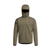 Sitka Solace Hoodie Men's Hunting Mid-Layer, Wind-Resistant, DWR Finish, Dark Green Sage