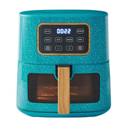 The Pioneer Woman Air Fryer, 5.8 Qt, Teal Speckle, 1500W, Digital Touch Control, 6 Presets, PW8502294814-02