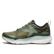 KEEN Women's Leiki Waterproof Hiking Shoes, Lightweight Breathable Durable, Winter Moss Granite Green, Size 9, 1030505