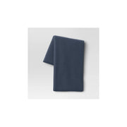 Threshold Oversized Recycled Knit Throw Blanket, Midweight, Blue, Machine Washable