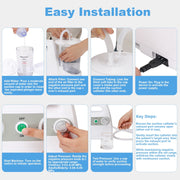 GHORTHOUD Electric Suction Machine, Corded Negative Pressure Device for Home Use - Corded Electric