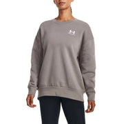 Under Armour Icon Fleece Oversized Crew Distant Gray Medium Heather M