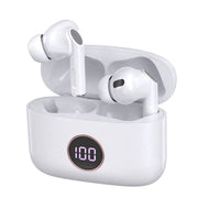 Visual Land VLA1WHT SOUNDWAVE A1 Active Noise Cancelling True Wireless Bluetooth v5.3 Earbuds
