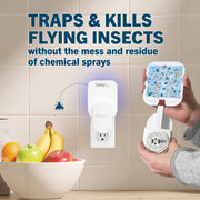 Safer Home Indoor Fly Trap Starter Kit (1 Plug-In Base + 2 Refills)