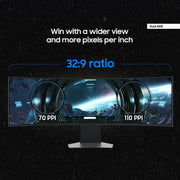 Samsung ViewFinity 34in S6 Curved UWQHD LED-LCD Monitor, 21:9 Aspect Ratio, 100Hz Refresh Rate, FreeSync, USB Hub, Integrated Speakers, Aluminum Silver, S34C654TAN