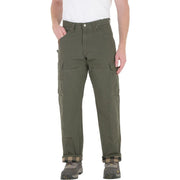 Wrangler 3W065LD Riggs Workwear Lined Ripstop Ranger Pants for Men, Loden, Size: 42x34