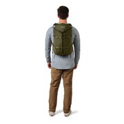 YETI Ranchero 22L Daypack Backpack, Water-Resistant TuffSkin Nylon, RipZip Pull-to-Open Access, Adjustable Shoulder Straps, Olive, 26010000479