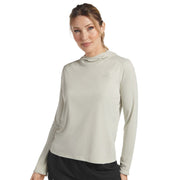 Under Armour Women's Explor Iso-Chill UPF Hoodie, Iso-Chill Fabric, Fitted Hood, Mesh Ventilation, White