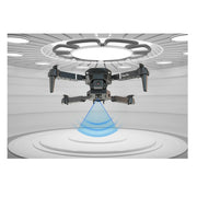 Casrra E88 pro Drone Dual HD Cameras, FPV Foldable, Gray