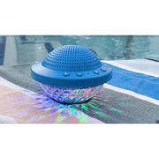 Bluescape Floating Bluetooth Speaker, IPX7 Waterproof, LED Light Show, FM Radio, 6-Hour Playtime, True Wireless Stereo, Blue, BS500HT-A