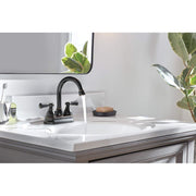 Peerless Elmhurst Two-Handle Centerset Bathroom Sink Faucet with Push Pop-Up Drain, Oil Rubbed Bronze, Ceramic Disc Valve, WaterSense Certified, P2665LF-OB