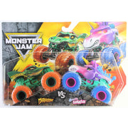 Spin Master Monster Jam Dragon vs Sparkle Smash 1:64 Scale Die-Cast Monster Truck Two-Pack