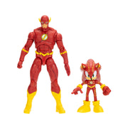 Jakks Pacific Sonic The Hedgehog DC X Sonic The Hedgehog Action Figure Multipack, Sonic as The Flash 2.5 Inch, The Flash 5 Inch, Poseable Collectible Figures 430924-V1