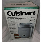 Cuisinart ICE-30BCP1 2 Qt. Stainless Steel Ice Cream Maker with Motor