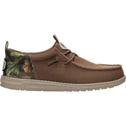 Heydude Men's Wally Mossy Oak Country Roots Slip On Loafer, Camo Grey, 46069-1V4
