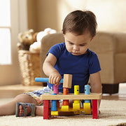 Melissa & Doug Deluxe Pounding Bench Toy for Toddlers