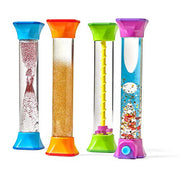 hand2mind 92419 Sensory Fidget Tubes Liquid Motion Bubbler Set of 4