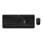 Logitech Advanced Combo Wireless Keyboard and Mouse (Black)