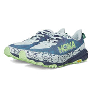 Hoka Speedgoat 6 Trail Running Shoes for Men, Ultralight Cushioning, Droplet/Nautical Dusk, Medium, 1147791-DRPL