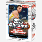 Topps 25 TP BK CHROME VB 2025 Chrome Basketball Trading Card Box, 8 Packs with 4 Cards Each, 200-Card Base Set