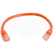 C2G Cat6 Snagless Unshielded Ethernet Network Patch Cable, 4ft, Orange, 04017