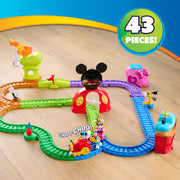 Just Play Disney Jr. Mickey Mouse Clubhouse Fun Track Set, 43 pieces, Kids Toys