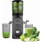 SUSTEAS Cold Press Juicer Machines - 5.3 Feed Chute(50oz Capacity) 300W Slow Masticating Juice Extractor