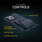 Fjorden FJD-GRIP-PLUS-IP13PM Plus Bundle Camera Grip and MagSafe Compatible Phone Case for iPhone 13 Pro Max