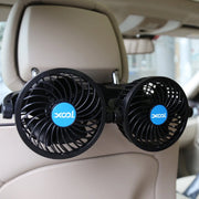 Enloy XOOL-CZFS01 12v Electric Auto Cooling Fan For Backseat, Black