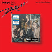 AESPA Drama 4th Mini Album Version C Music CD with Exclusive Cover, Photocard, Poster, Sticker