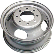 Dorman Steel Wheel Rim, 16 x 6.5 in, 8-Lug, Painted Silver, Fits Select Chevrolet and GMC Models, 939-201